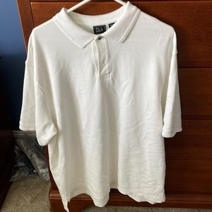 Jos A Bank white polo XL